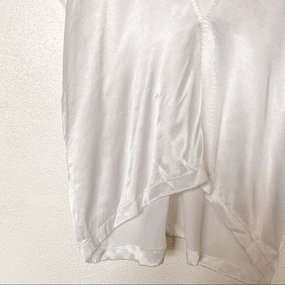 Tina & Jo Short Sleeve Kimono White Top Size Medium - Picture 7 of 14